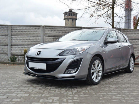Front Splitter Mazda 3 Mk2 Sport (Preface) - Carbon Look