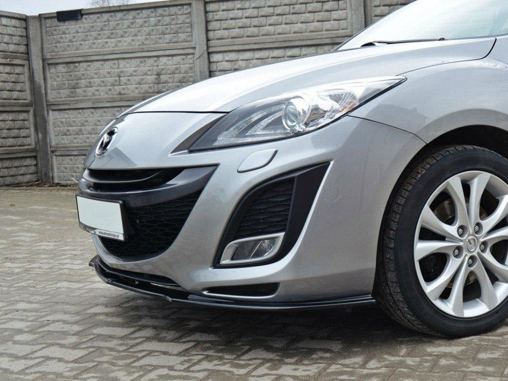 Front Splitter Mazda 3 Mk2 Sport (Preface) - Carbon Look