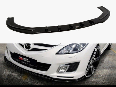 Maxton Design Front Splitter Mazda 6 MK2 (For Dynamic Sport Version) (2008-2010) - Carbon Look - MA-6-2-FD1C - Image 1