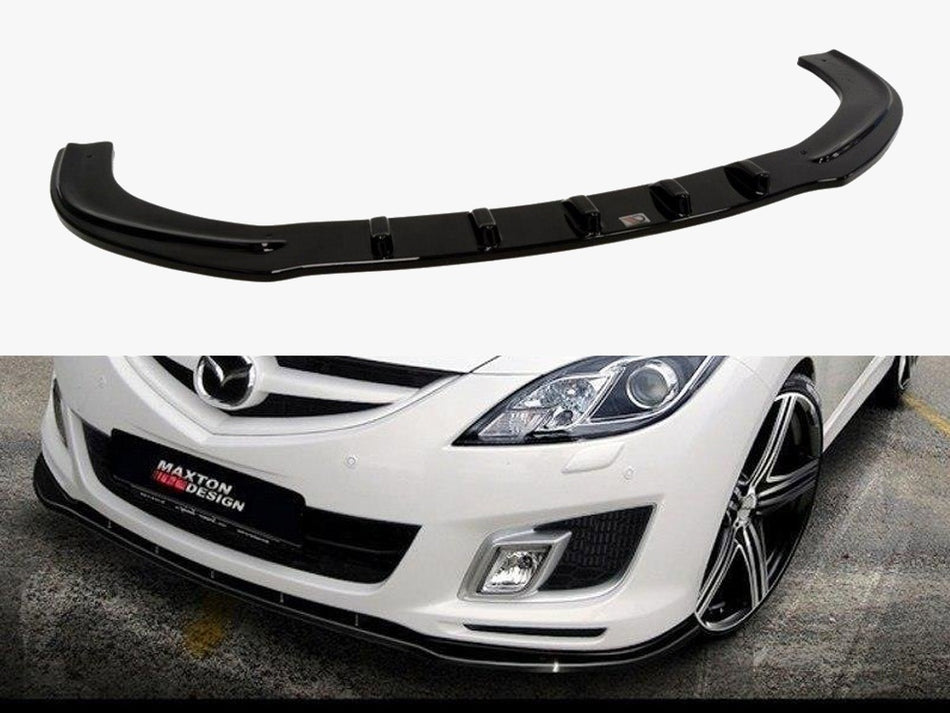 Maxton Design Front Splitter Mazda 6 MK2 (For Dynamic Sport Version) (2008-2010) - Carbon Look - MA-6-2-FD1C - Image 1