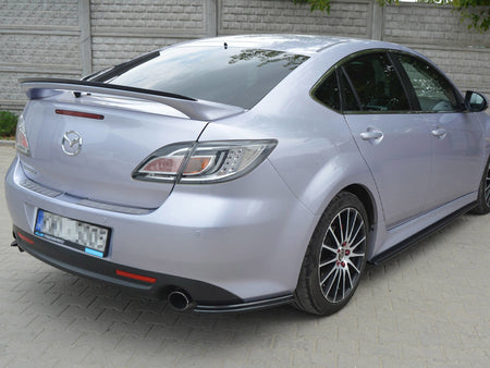 Spoiler Extension CAP  Mazda 6 MK2 Sport Hatch (Gh-series) Pre-facelift (2008-2010) - Carbon Look