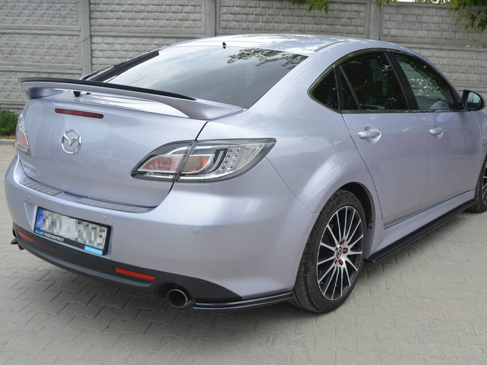 Spoiler Extension CAP  Mazda 6 MK2 Sport Hatch (Gh-series) Pre-facelift (2008-2010) - Textured