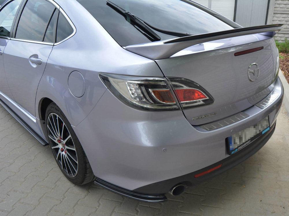 Maxton Design Spoiler Extension CAP  Mazda 6 MK2 Sport Hatch (Gh-series) Pre-facelift (2008-2010) - Textured - MA-6-2-SPORT-CAP1T - Image 3