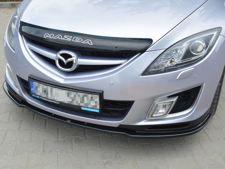 Front Splitter Mazda 6 Mk2 Sport Hatch (GH-series) Pre-facelift (2008-2010) - Carbon Look
