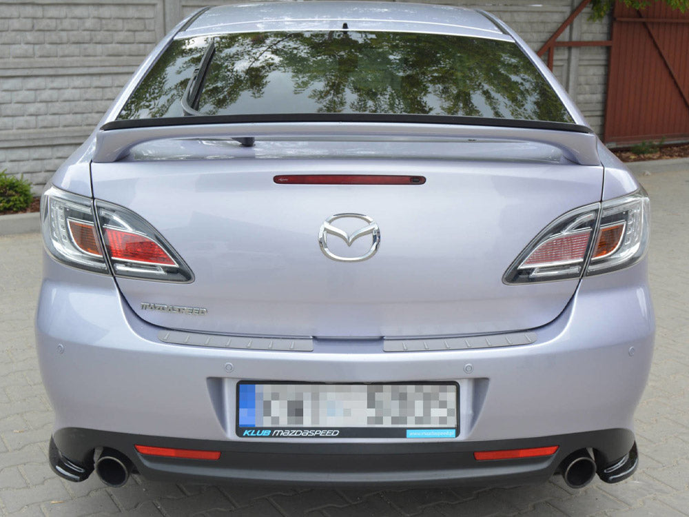 Rear Side Splitters  Mazda 6 MK2 Sport Hatch (Gh-series) Pre-facelift (2008-2010) - Textured