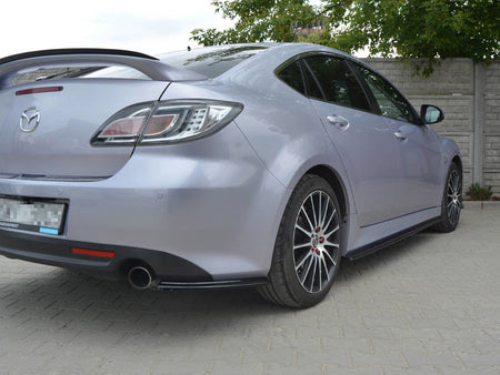 Side Skirts Splitters  Mazda 6 MK2 Sport Hatch (Gh-series) Pre-facelift (2008-2010) - Carbon Look