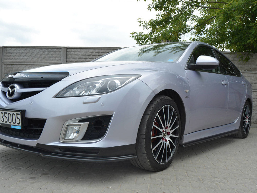 Side Skirts Splitters  Mazda 6 MK2 Sport Hatch (Gh-series) Pre-facelift (2008-2010) - Carbon Look