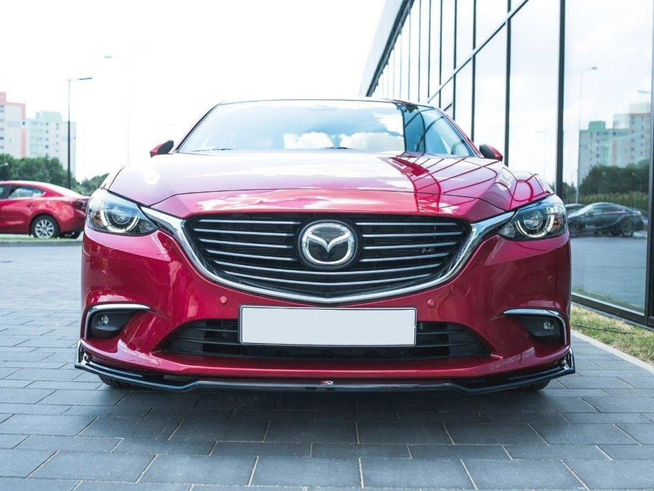 Maxton Design Front Splitter V.2 Mazda 6 GJ (MK3) Facelift (2014-2017) - MA-6-3F-FD2G - Image 1