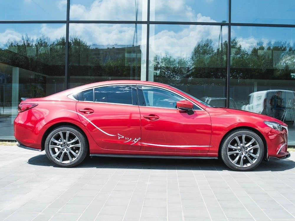 Maxton Design Side Skirts Diffusers Mazda 6 Sedan GJ Mk3 - Textured - MA-6-3F-SD1T - Image 3