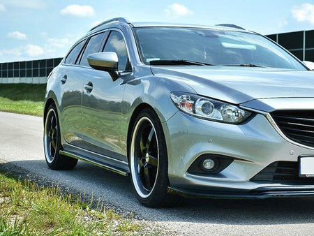 Maxton Design Side Skirts Diffusers V.1 Mazda 6 Estate GJ Mk3 - Textured - MA-6-3-W-SD1T - Image 2