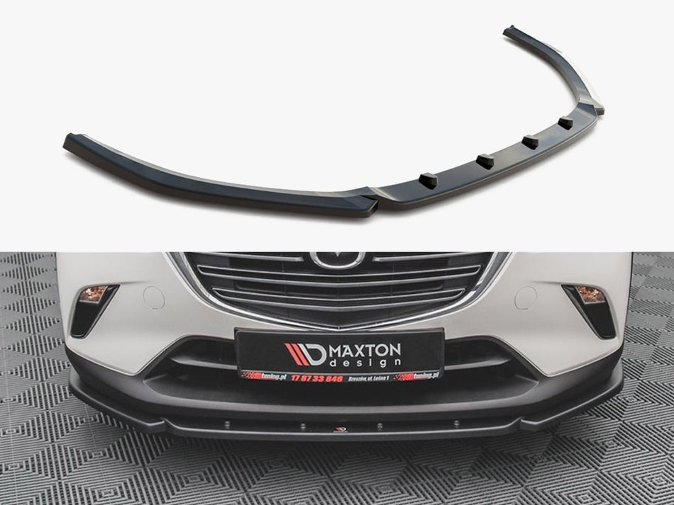 Maxton Design Front Splitter V.2 Mazda CX-3 - MA-CX-3-1F-FD1G - Image 1
