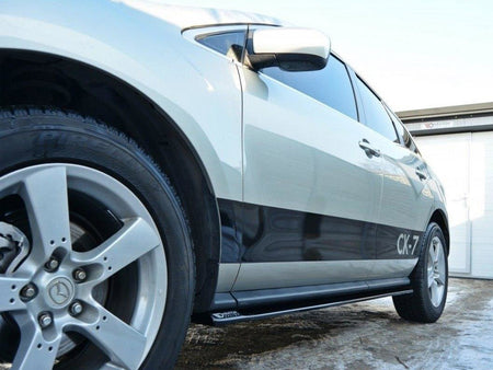 Side Skirts Diffusers Mazda CX-7 - Carbon Look