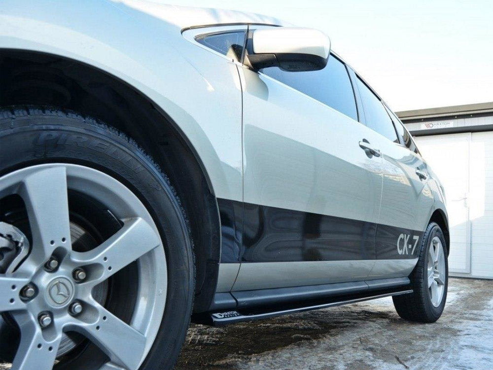 Side Skirts Diffusers Mazda CX-7 - Textured