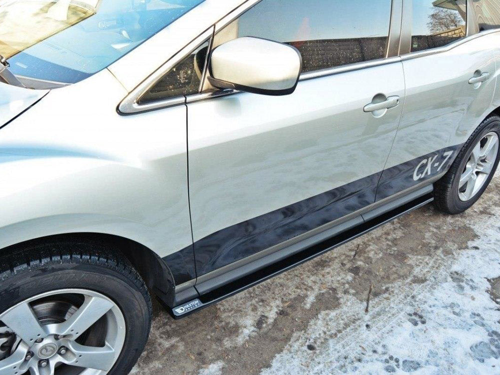 Side Skirts Diffusers Mazda CX-7 - Carbon Look