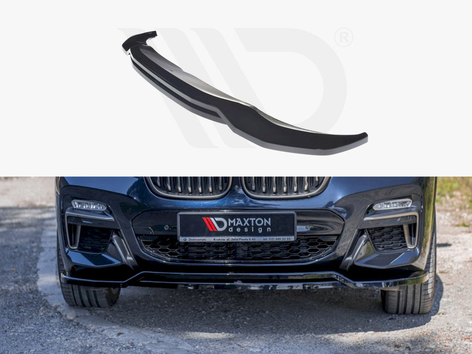 MAXTON DESIGN Front Splitter Bmw X4 M Sport G02 (2018-2021) - Textured