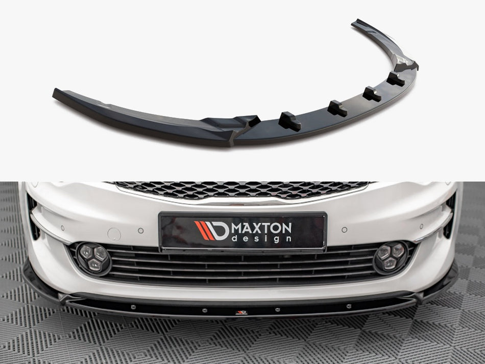 Maxton Design Front Splitter V.1 Kia Optima Mk4 - KI-OP-2-FD1G - Image 1