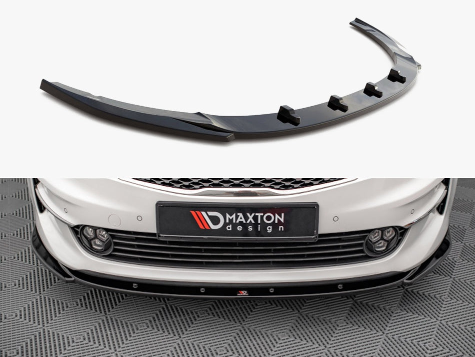 Maxton Design Front Splitter V.2 Kia Optima Mk4 - KI-OP-2-FD2G - Image 1