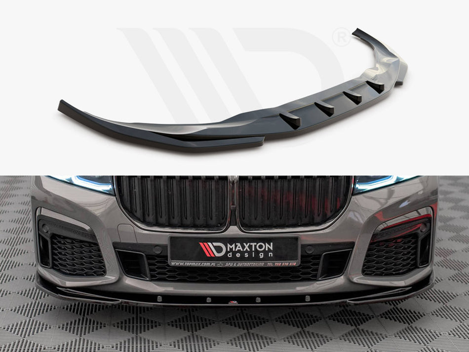 MAXTON DESIGN Front Splitter V.1 BMW 7 M-Pack G11 / G12 Facelift