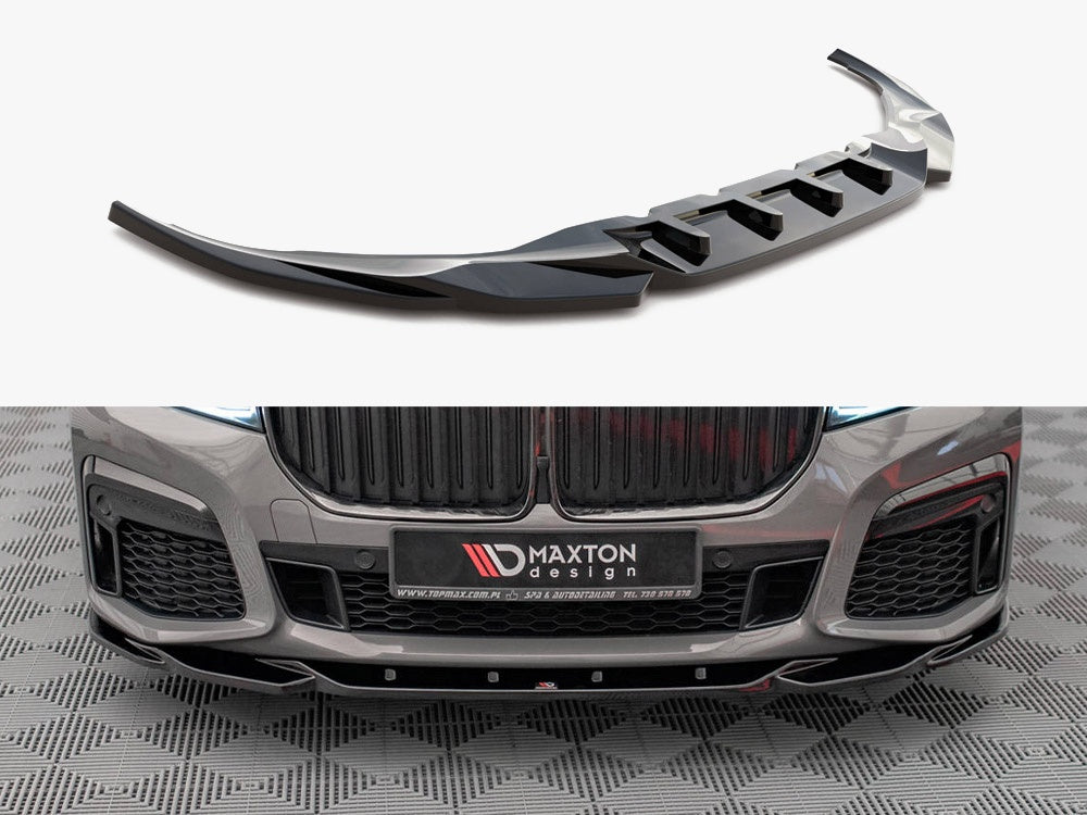 Maxton Design Front Splitter V.2 BMW 7 M-Pack G11 / G12 Facelift - BM-7-11F-MPACK-FD2G - Image 1