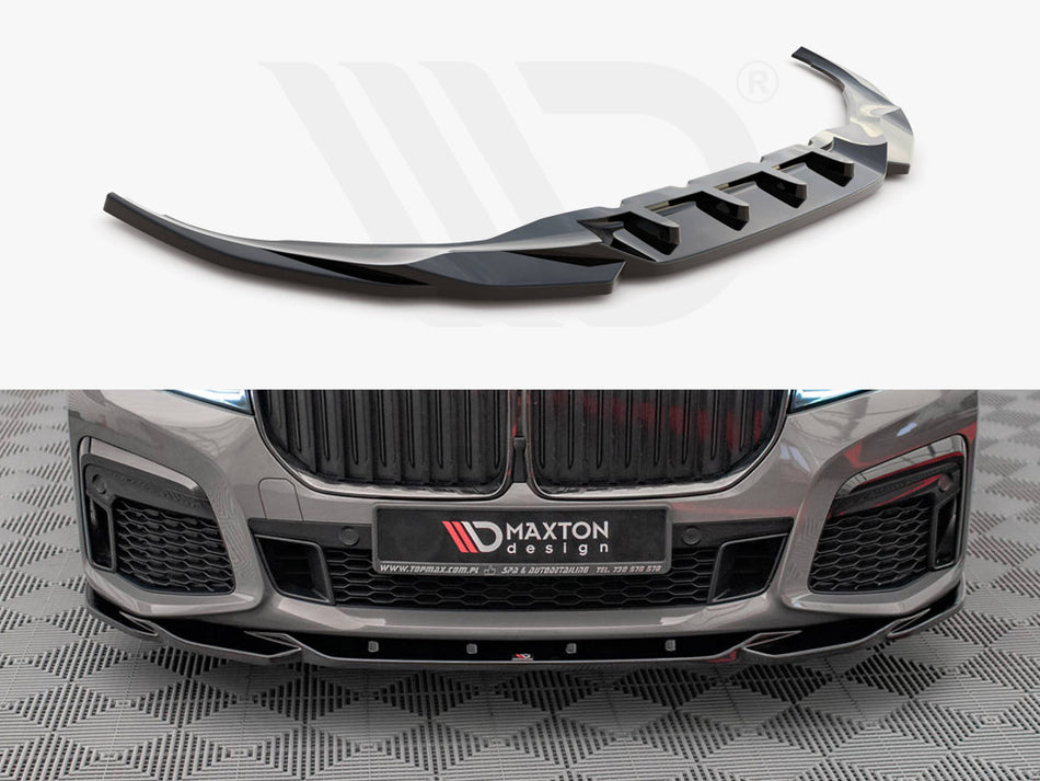 MAXTON DESIGN Front Splitter V.2 BMW 7 M-Pack G11 / G12 Facelift