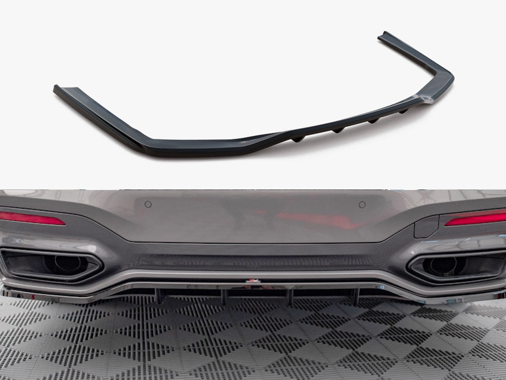 Maxton Design Rear Splitter (Vertical Bars) V.1 BMW 7 M-Pack G11 / G12 Facelift - BM-7-11F-MPACK-RD1G+RD2G - Image 1