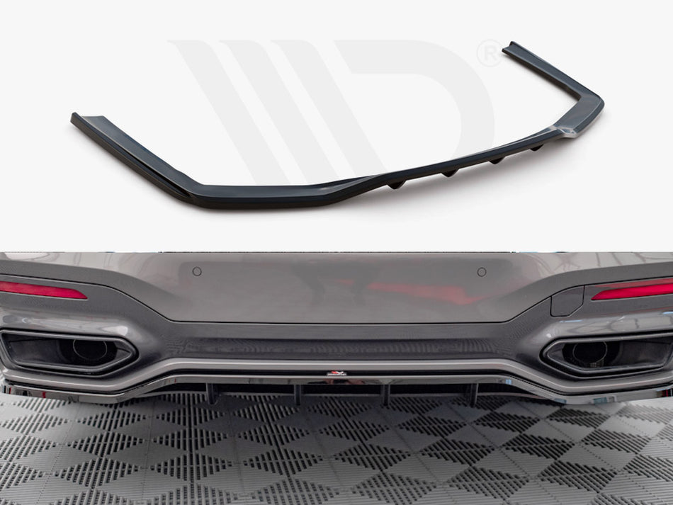 MAXTON DESIGN Rear Splitter (Vertical Bars) V.1 BMW 7 M-Pack G11 / G12 Facelift