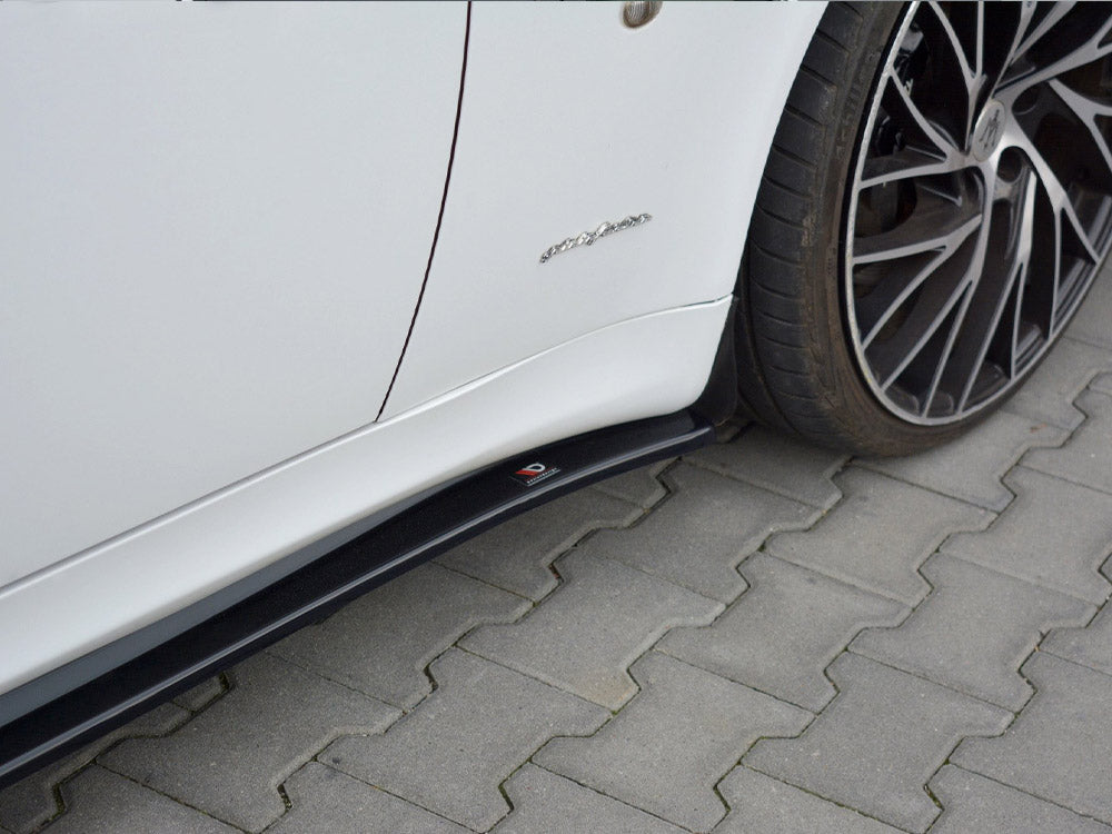 Side Skirts Diffusers Maserati Quattroporte MK5 Facelift (2009-2012) - Carbon Look