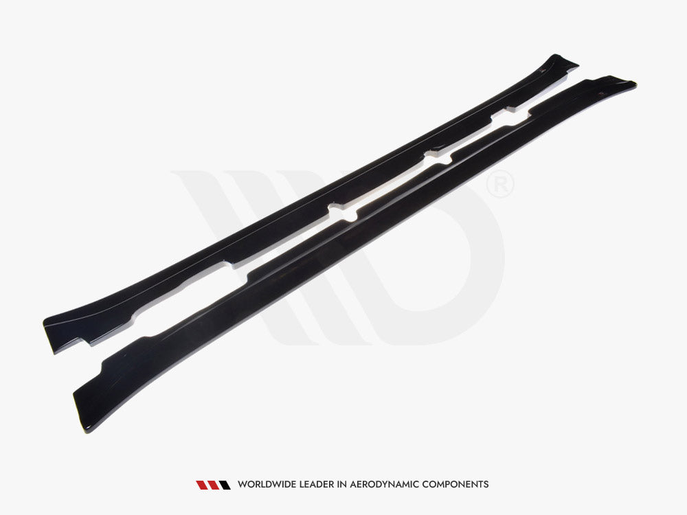 Side Skirts Diffusers Maserati Quattroporte MK5 Facelift (2009-2012) - Carbon Look