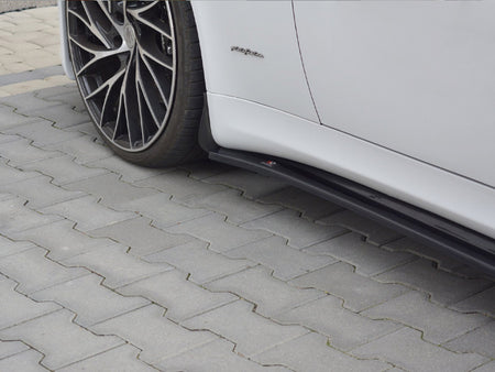 Side Skirts Diffusers Maserati Quattroporte MK5 Facelift (2009-2012) - Carbon Look
