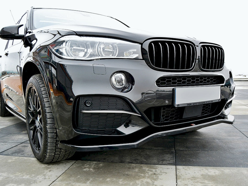 Maxton Design Front Splitter V.1 BMW X5 F15 M50D (2014-2018) - BM-X5-15-M-FD1G - Image 1