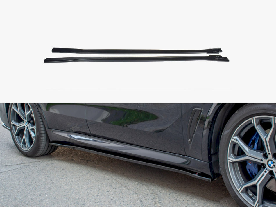 Maxton Design Side Skirts Diffusers BMW X5 M-Sport G05 - Textured - BM-X5-05-MPACK-SD1T - Image 1