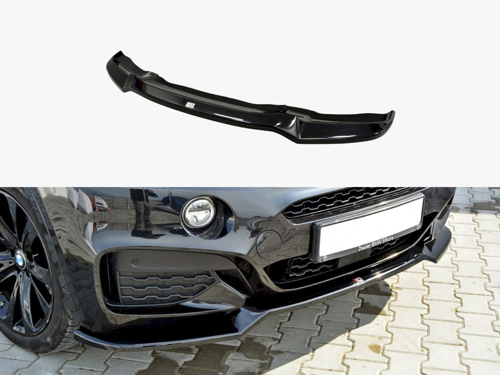 Maxton Design Front Splitter V.1 Bmw X6 F16 M Sport (2014-2019) - BM-X6-16-MPACK-FD1G - Image 1