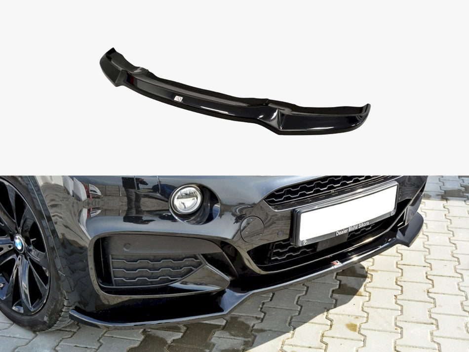 Maxton Design Front Splitter V.1 Bmw X6 F16 M Sport (2014-2019) - BM-X6-16-MPACK-FD1G - Image 1