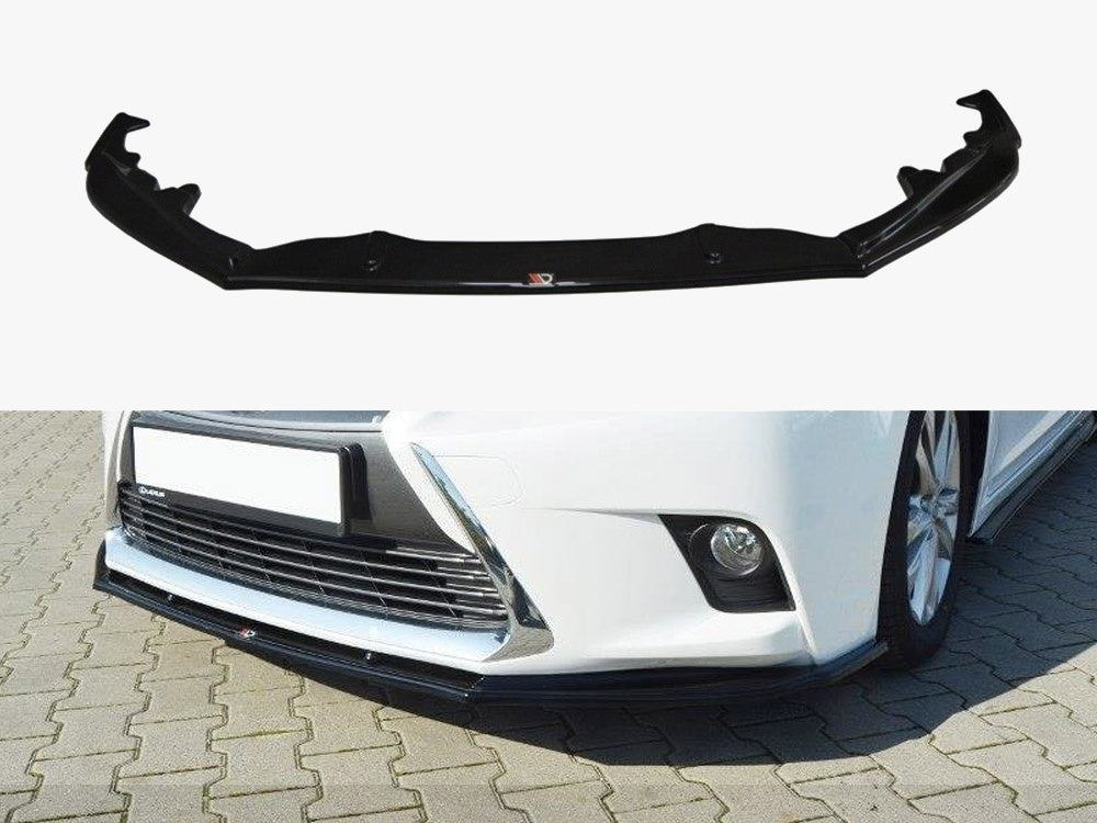 Front Splitter V.1 Lexus CT MK1 Facelift (2013-2017) - Carbon Look