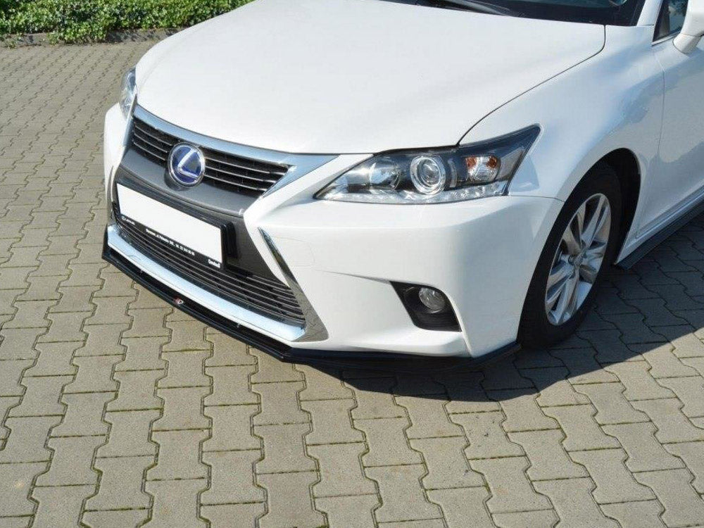 Maxton Design Front Splitter V.1 Lexus CT MK1 Facelift (2013-2017) - Textured - LE-CT-1F-H-FD1T - Image 3