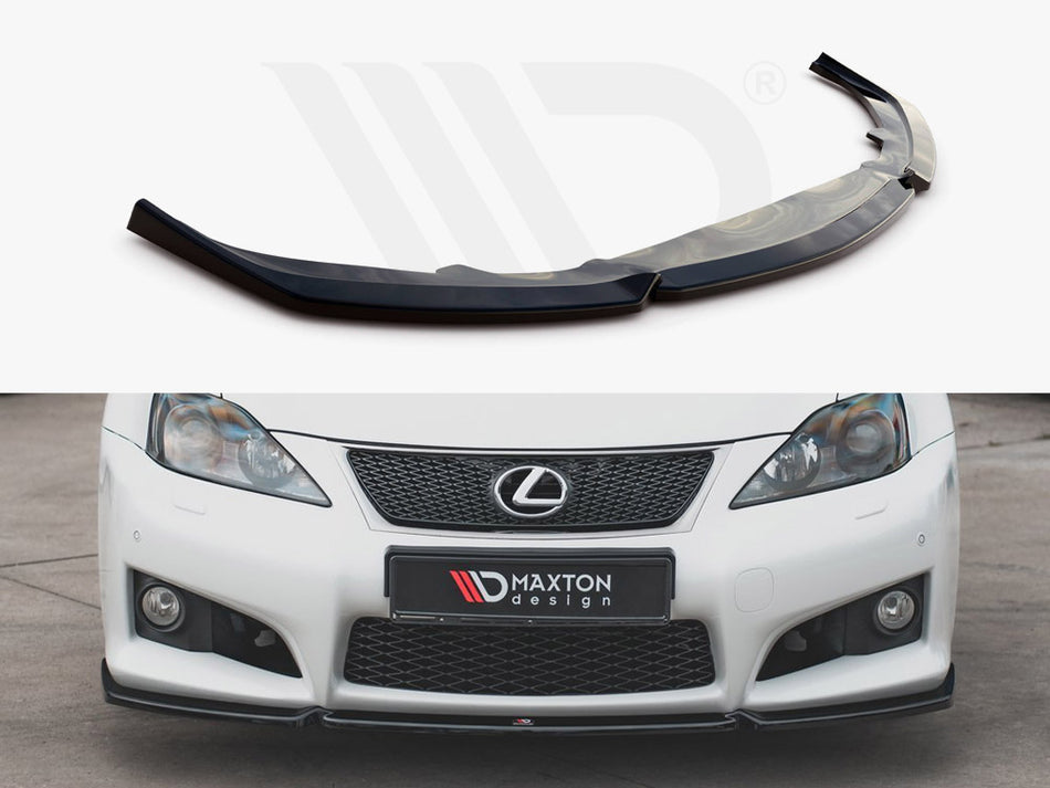 MAXTON DESIGN Front Splitter V.1 Lexus IS F Mk2 - Carbon Look