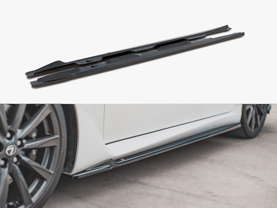Maxton Design Side Skirts Diffusers Lexus IS F MK2 (2007-2013) - LE-ISF-2-SD1G - Image 1