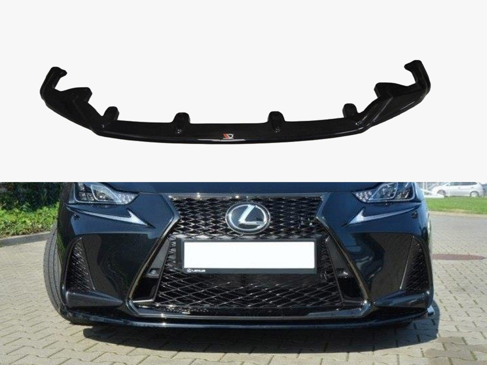 Maxton Design Front Splitter V.1 Lexus IS Mk3 Facelift F-Sport - LE-IS-3F-FSPORT-FD1G - Image 1
