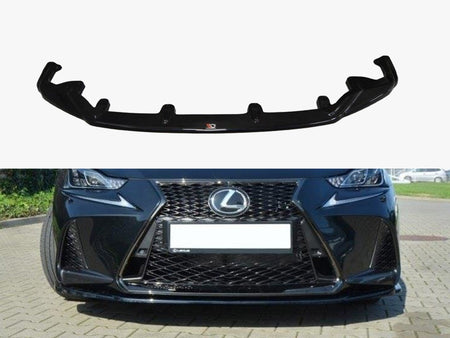 Maxton Design Front Splitter V.1 Lexus IS Mk3 Facelift F-Sport - LE-IS-3F-FSPORT-FD1G - Image 1