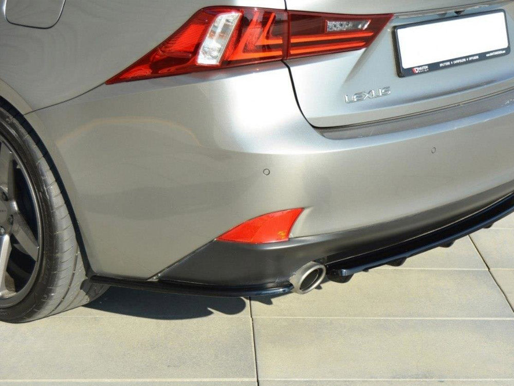 Rear Side Splitters Lexus IS 200T MK3 (2013-2016) - Textured