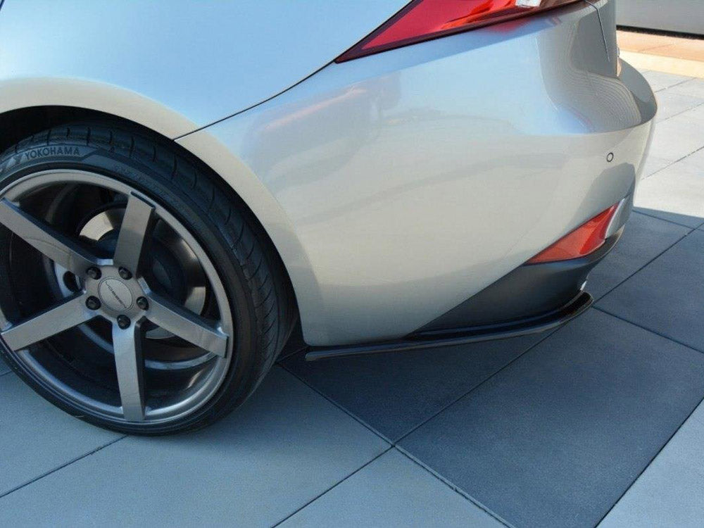 Rear Side Splitters Lexus IS 200T MK3 (2013-2016) - Textured