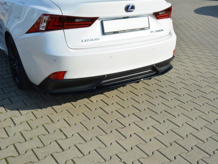 Maxton Design Central Rear Splitter (Vertical Bars) Lexus IS 300H Mk3 - LE-IS-3-H-RD1+RD2G - Image 3