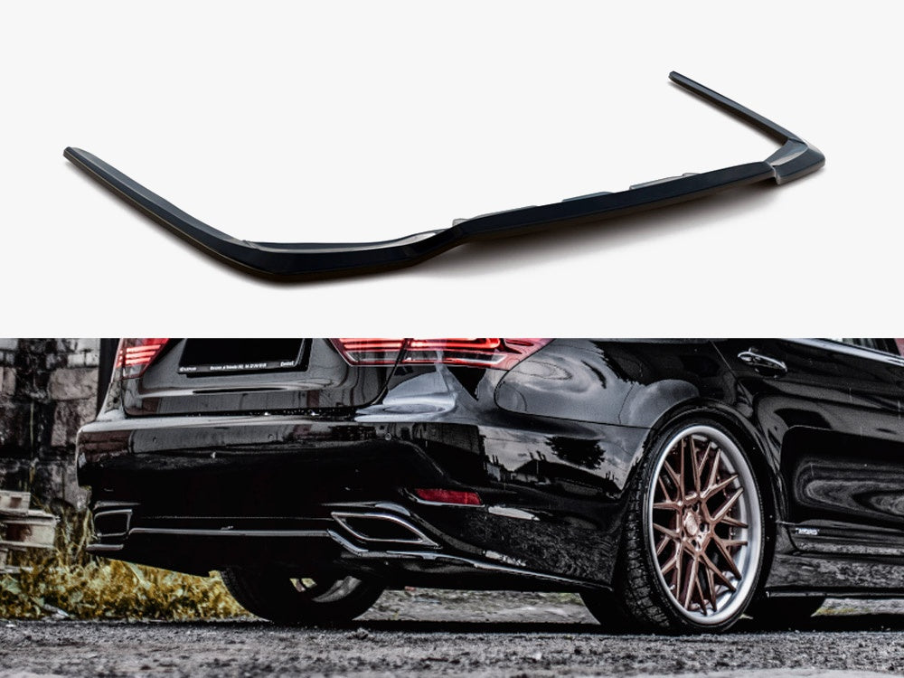 Maxton Design Central Rear Splitter Lexus LS Mk4 Facelift - LE-LS-4F-RD1G - Image 1