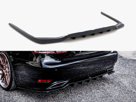 Maxton Design Rear Splitter (Vertical Bars) Lexus LS Mk4 Facelift - LE-LS-4F-RD1G+RD2G - Image 1