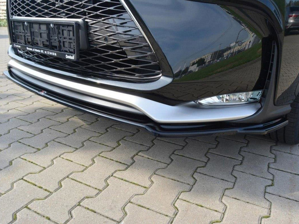 Maxton Design Front Splitter Lexus NX MK1 F-sport (2014- 2017) - Carbon Look - LE-NX-1-FSPORT-FD1C - Image 5