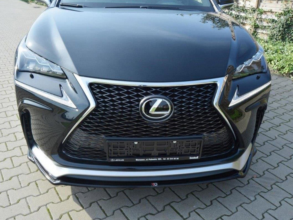 Maxton Design Front Splitter Lexus NX MK1 F-sport (2014- 2017) - Carbon Look - LE-NX-1-FSPORT-FD1C - Image 3