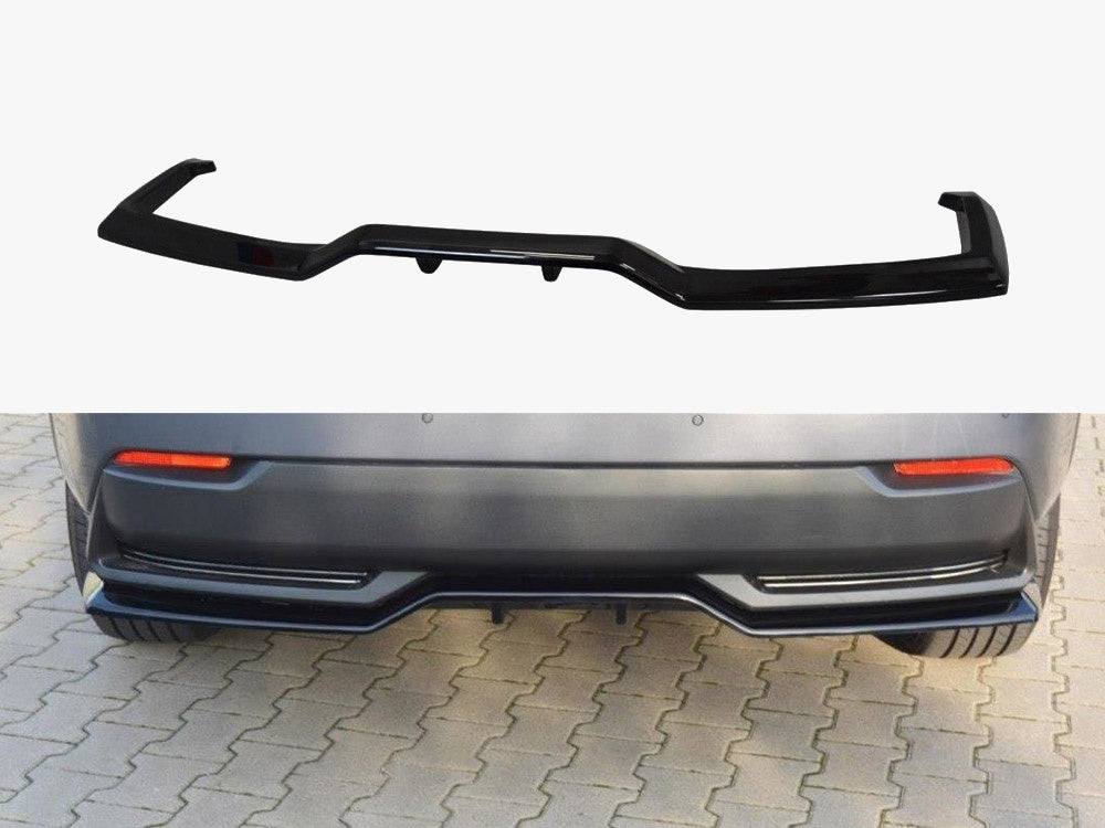 Maxton Design Rear Splitter (Vertical Bars) Lexus NX Mk1 H - LE-NX-1-H-RD1+RD2G - Image 1