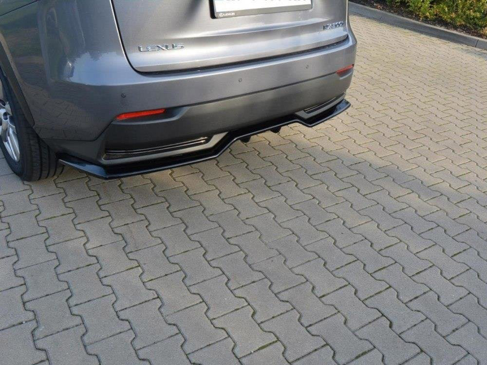 Maxton Design Rear Splitter (Vertical Bars) Lexus NX Mk1 H - LE-NX-1-H-RD1+RD2G - Image 4