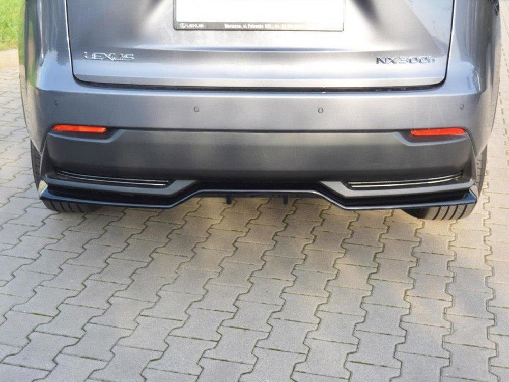 Maxton Design Rear Splitter (Vertical Bars) Lexus NX Mk1 H - LE-NX-1-H-RD1+RD2G - Image 3