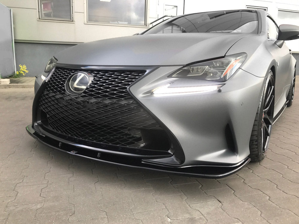 Maxton Design Front Splitter V.1 Lexus RC - Carbon Look - LE-RC-1-FD1C - Image 3